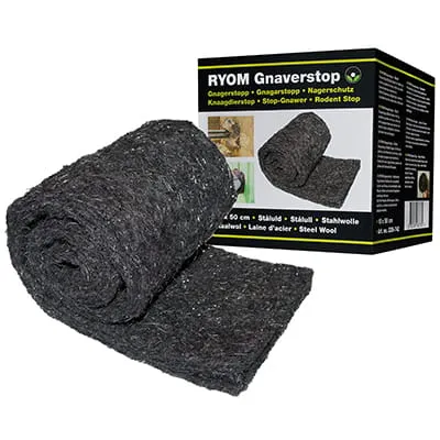Ryom Gnaverstop Ståluld 10 x 50 cm.
