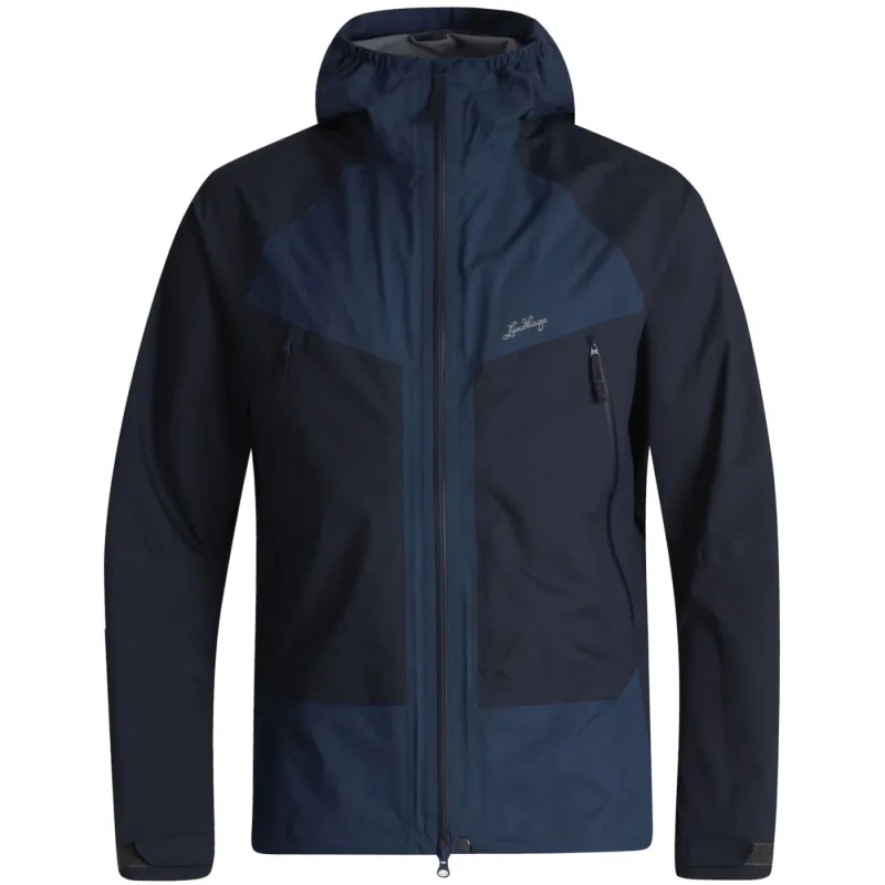 Lundhags Padje Light Waterproof Jacket M, regnjakke, herre, blå