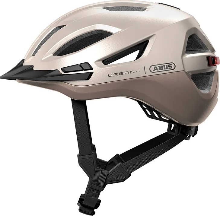 Abus Hjelm Urban-I 4.0 ACE m. LED - Champagne Gold