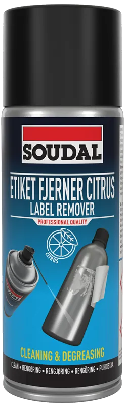Soudal Etiketfjerner Citrus spray 400ml
