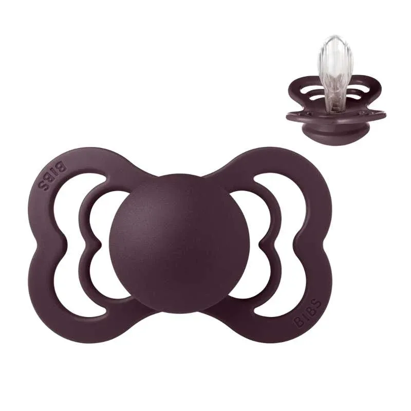 BIBS Symmetrisk Supreme Sut - Str. 2 - Silikone - Plum