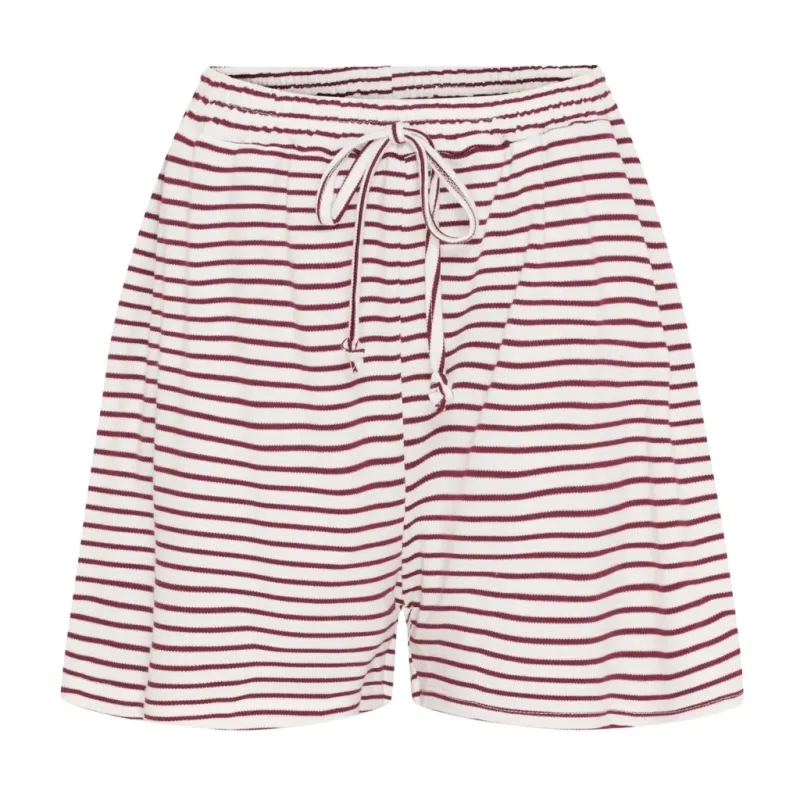 Lululia Dame Shorts LUSELMA 62781 - Vino/White