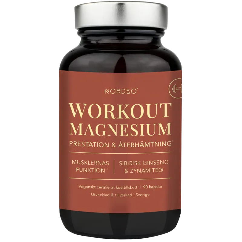 Nordbo WorkOut Magnesium (90 kaps)