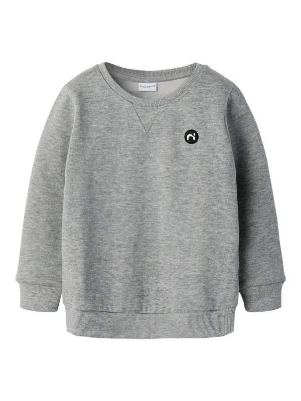 Name It Vimo - Sweat shirt NOOS - Grey Melange - 80 cm