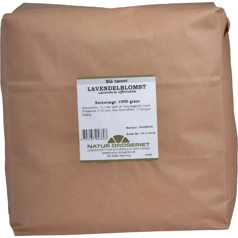 Natur Drogeriet Lavendelblomst Blå (1000 g)