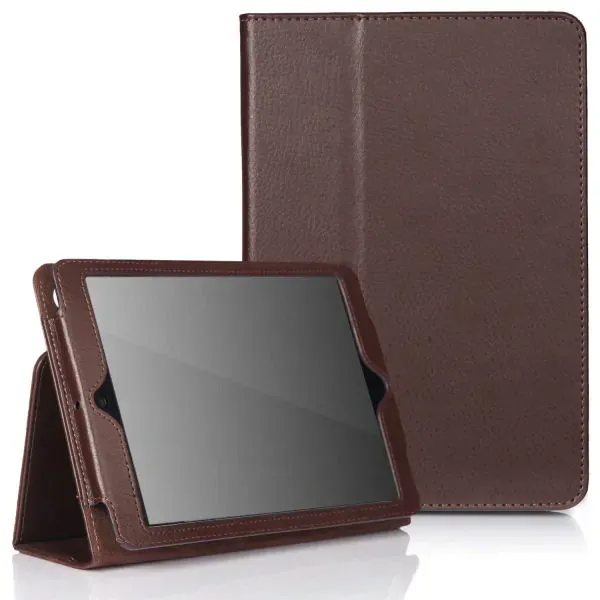 Lædertaske /-holder til iPad Mini. Brun.