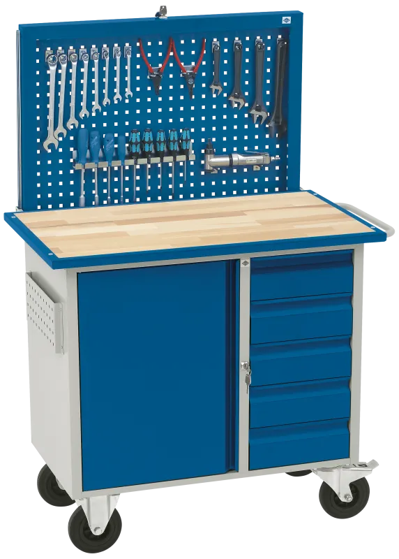 Værkstedsvogn VV-3 med elevatortavle VT-1
