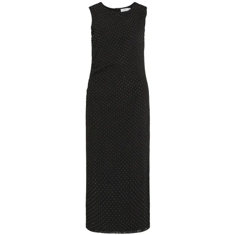 VILA Dame Kjole VIMINNA - Black Beauty