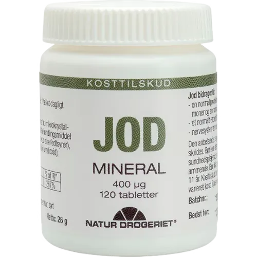 Natur Drogeriet Jod 400 µg (120 tabl)