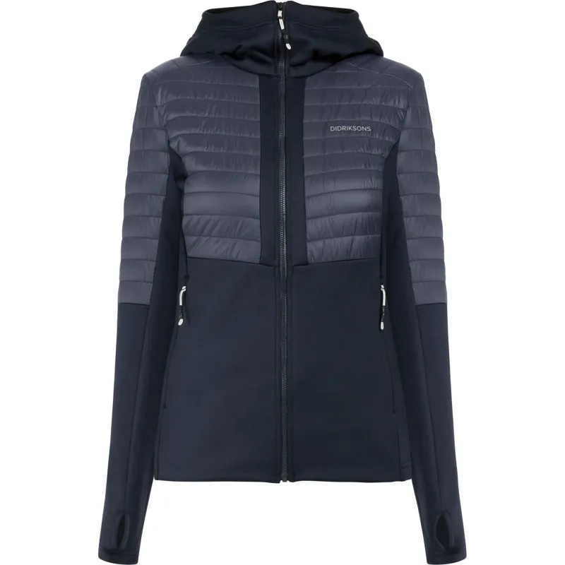 Didriksons Annema, isolerende jakke, dame, dark night blue