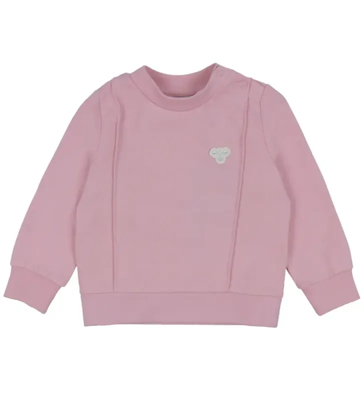Pintuck Sweatshirt - Pink nectar - 74