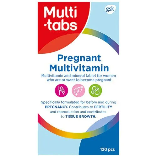 Multi-tabs Pregnant multivitamin - 120 tabl.