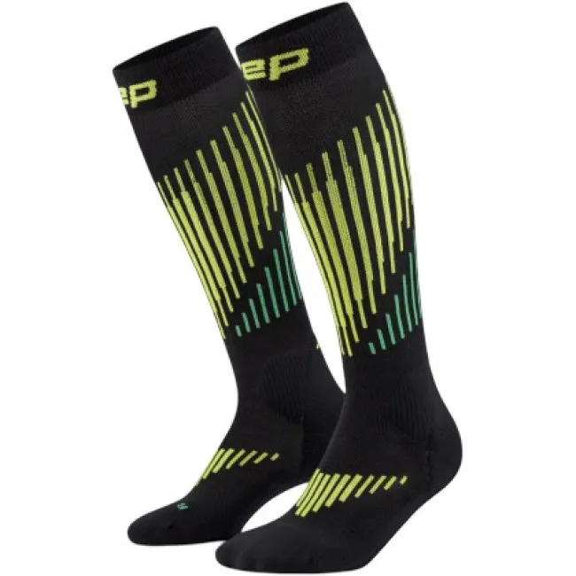 CEP Ski Touring Merino Socks Tall 3.0, skistrømper, dame, sort