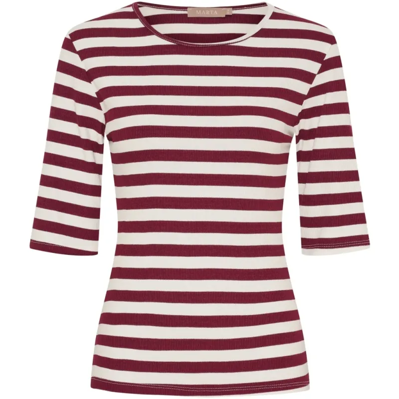 Marta du Chateau dame T-Shirt MdcNena 7524 - Vino