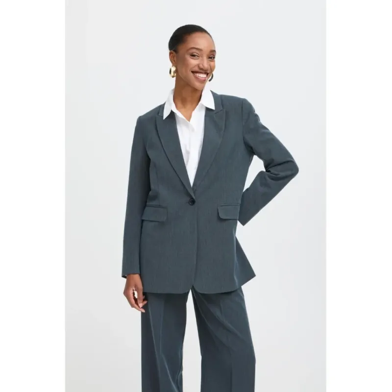 B.YOUNG dame blazer BYDANTA - Navy Blazer MELANGE