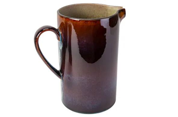 Kande i Grønt Porcelæn 1,4 L H19,5 Cm