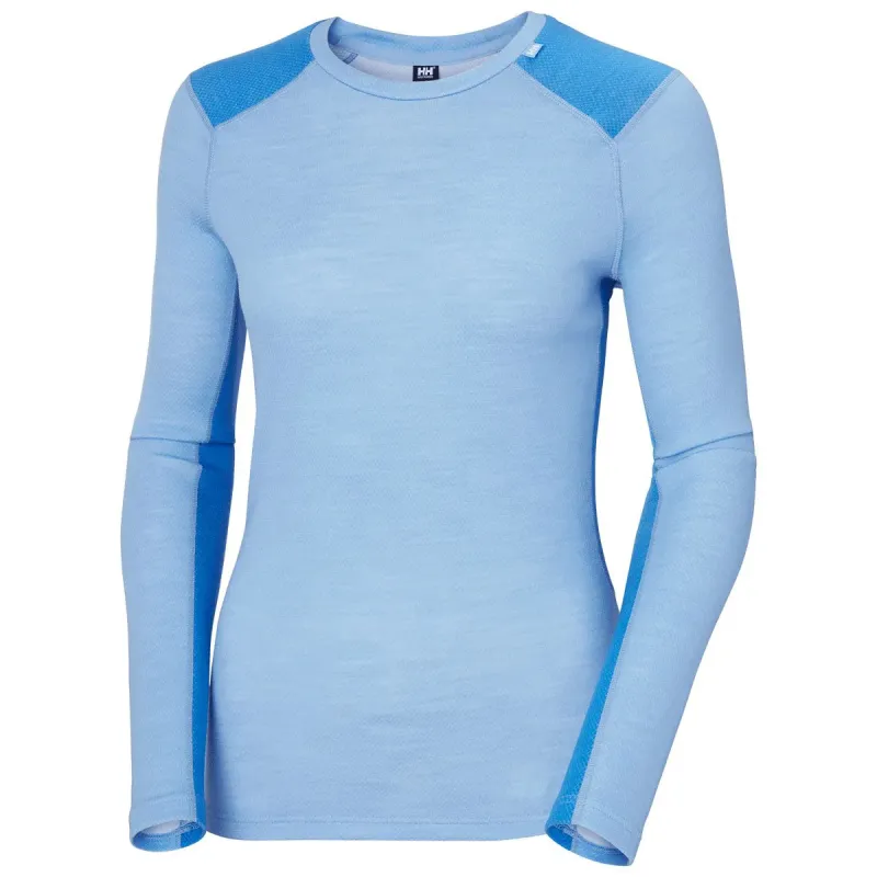 Helly Hansen Lifa Merino Midweight Skiundertrøje Dame, bright blue