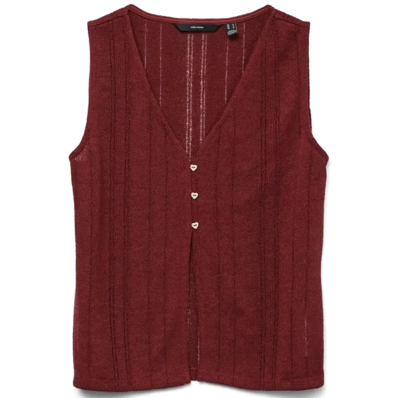 VERO MODA DAME TOP VMEA - Syrah