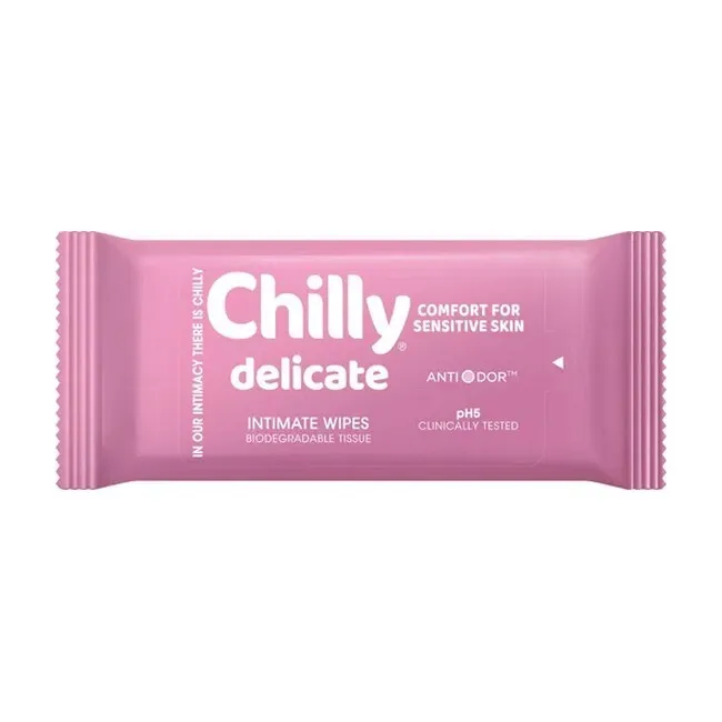 Chilly - Delicate Intimate Hygiene Wipes - 12 Stk