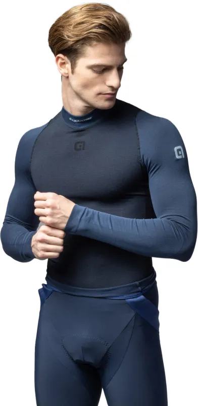Alé KLIMA INTIMO ML LS Baselayer - Nero - Blu Marino/Black-Navy Blue