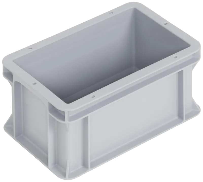 WEZ LogiLine eurokasse fb grå 300×200×145mm 5,5ltr