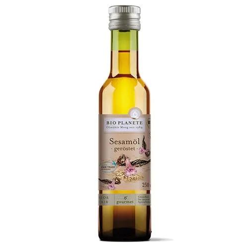 Sesamolie ristet Øko. - 250 ml.