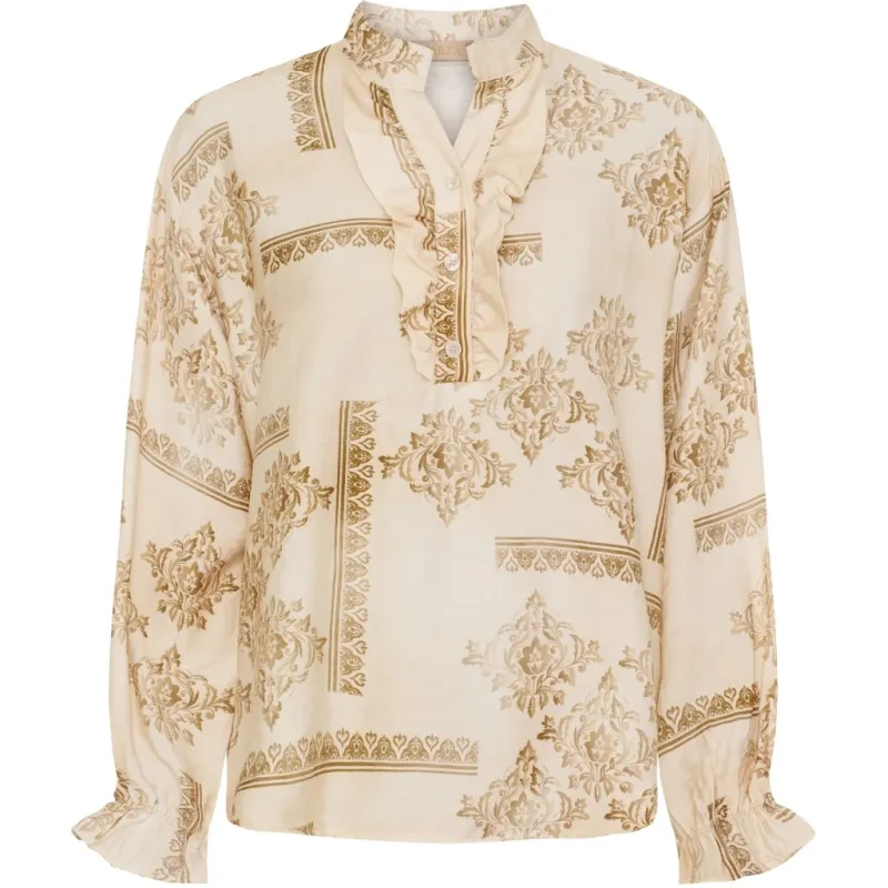 Marta du Chateau dame bluse MdcJoceline 5891 - Beige462