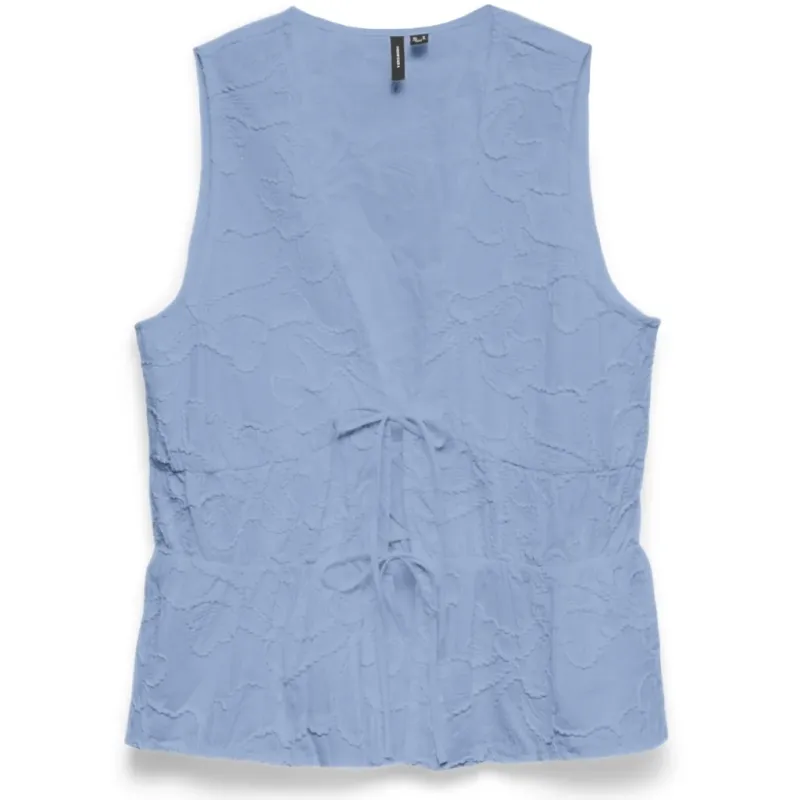 VERO MODA dame top VMANN - Brunnera Blue