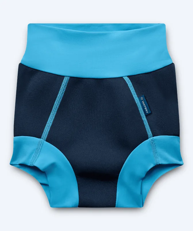 Watery blebadebukser til børn - Neoprene Swim Nappy - Atlantic Blue