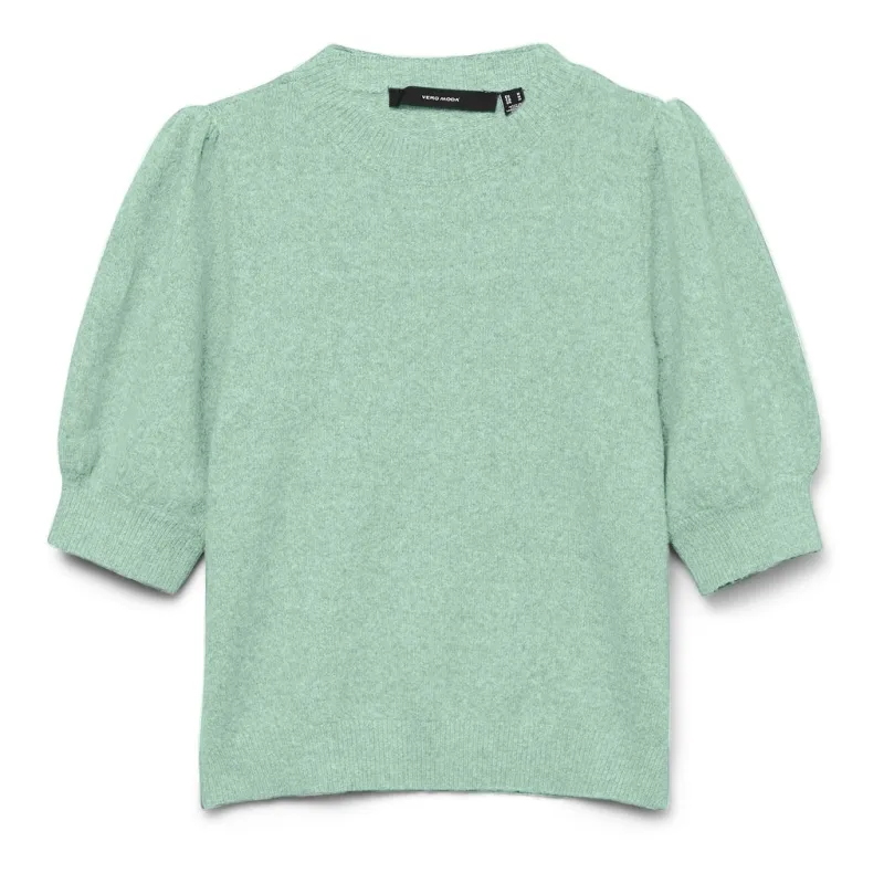 VERO MODA Dame Pullover VMDoffy - Birds Egg Green MELANGE