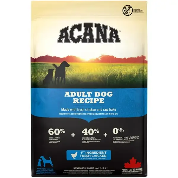 Acana Adult Dog Recipe, 11.4 kg