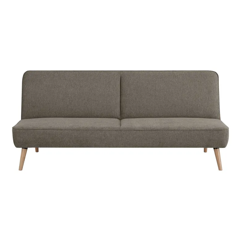 House Nordic  -  Swan Sovesofa, Brun m. Natur Ben  -  91/113x186 cm