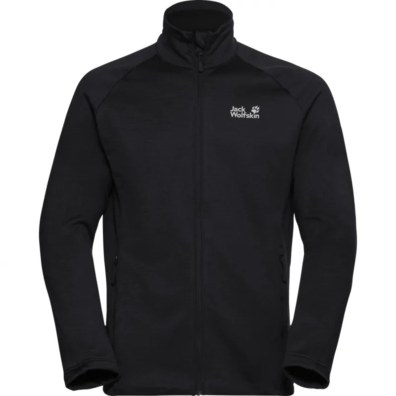 Jack Wolfskin Peak District, fleecejakke, herre, sort