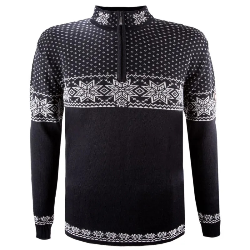 Kama Rune, merino sweater, herre, sort