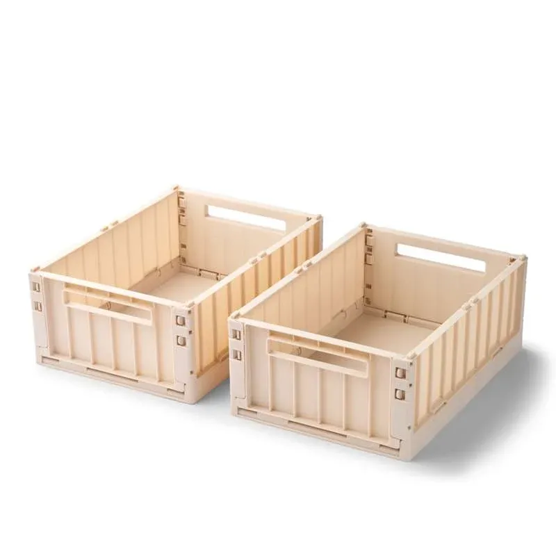 Liewood Weston Opbevaringsboks - 2-pak - Medium - Apple Blossom
