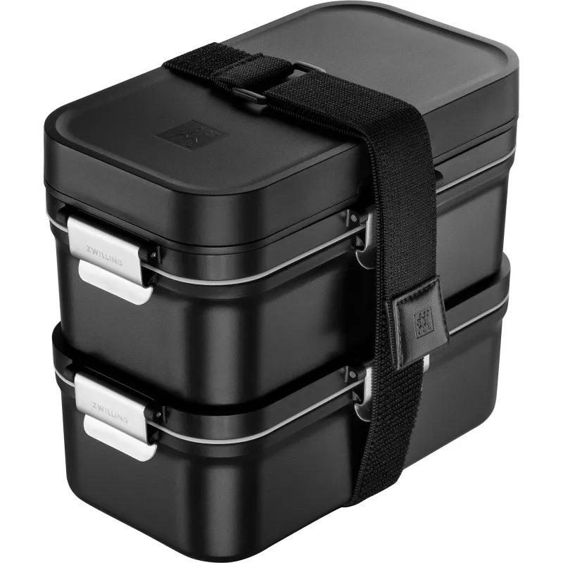 Zwilling Fresh & Save Bento Madkasse 2 dele, sort