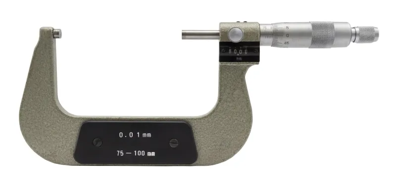 Mikrometerskrue med tæller 75-100 mmx0,01