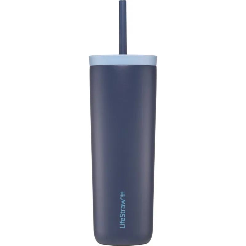 LifeStraw Go Series Tumbler, 500ml, termokrus, mørkeblå