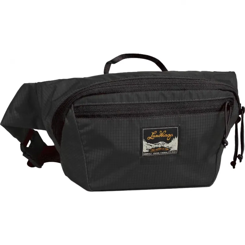 Lundhags Core Hippak 2 L, bæltetasker, unisex, sort