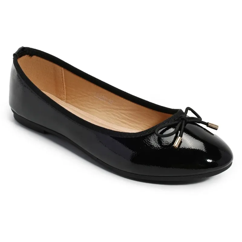 Alli dame ballerinasko VG256 - Black Vernice