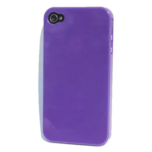 iPhone 4 & 4S cover i hård plastik. Lilla.