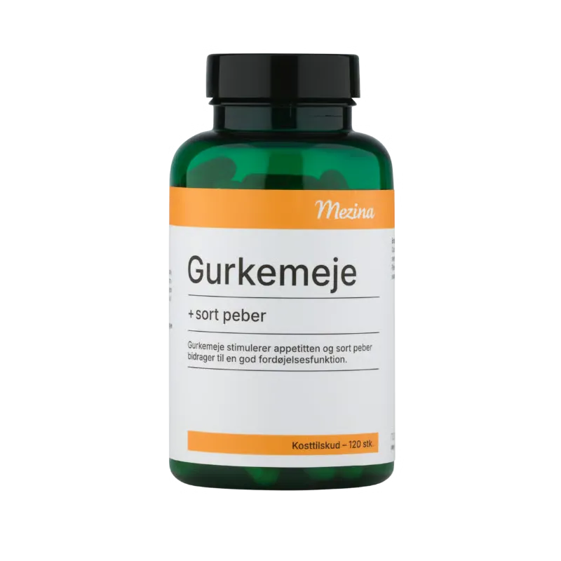 Mezina Gurkemeje + Sort Peber (120 kaps)