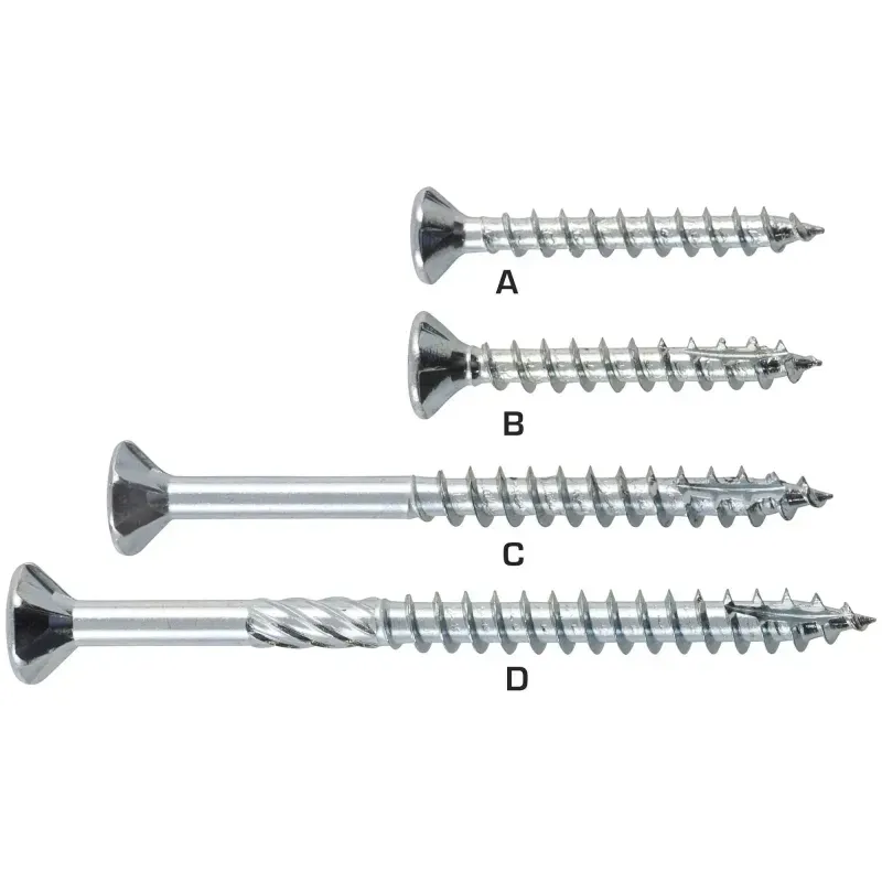 ITW SPUN®+, Elforzinket - Universalskrue - 4,5 x 40 - 150358