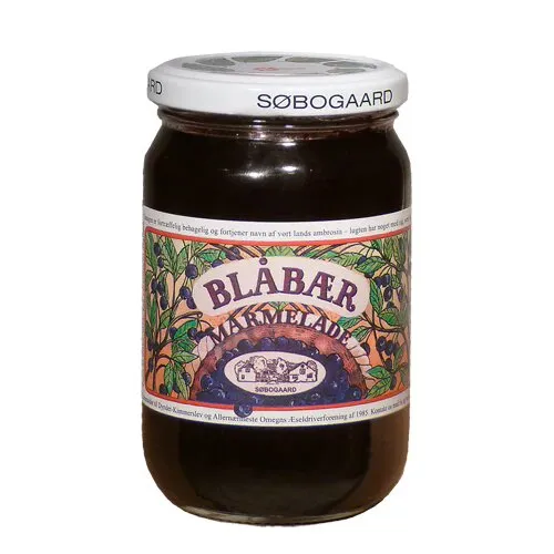 Blåbærmarmelade Øko. - 400 gram