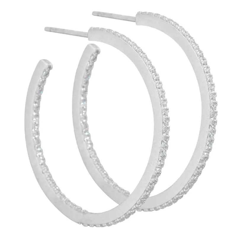 *DAFNE HOOPS | SILVER