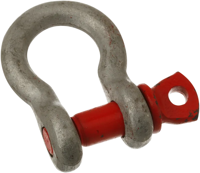H-sjækel varmgalv. m/rødmalet pind 1/4"×5/16"