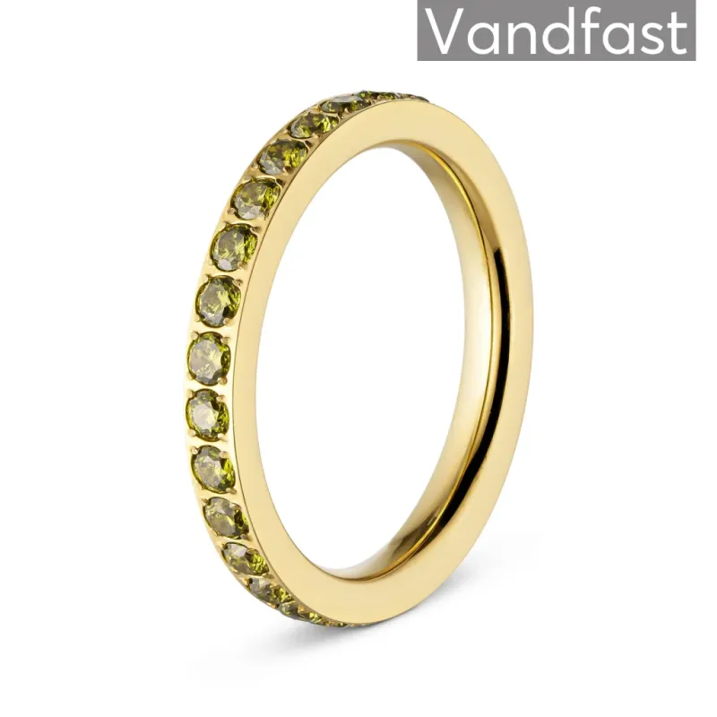 ANNEBRAUNER Alliance Peridot Ring 18K Guldbelagt