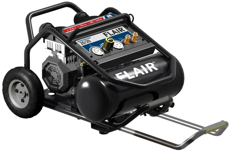 FLAIR 20/20 kompressor, 230v. 2,0 hk, oliefri