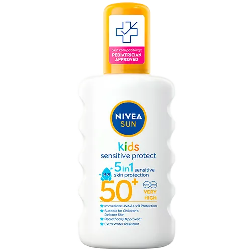 Nivea Kids Sensitive Protect & Play Sun Spray SPF 50+ (200 ml)