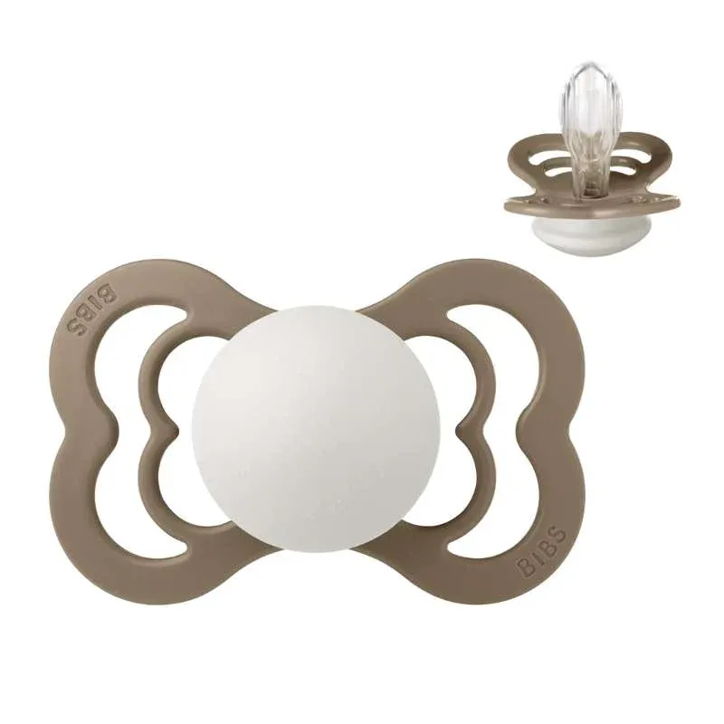 BIBS Symmetrisk Supreme Sut - Str. 2 - Silikone - GLOW - Dark Oak